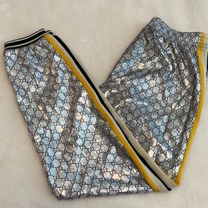 Gucci Holographic GG Trackpants